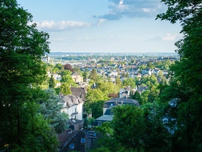 View from the Neroberg over Wiesbaden