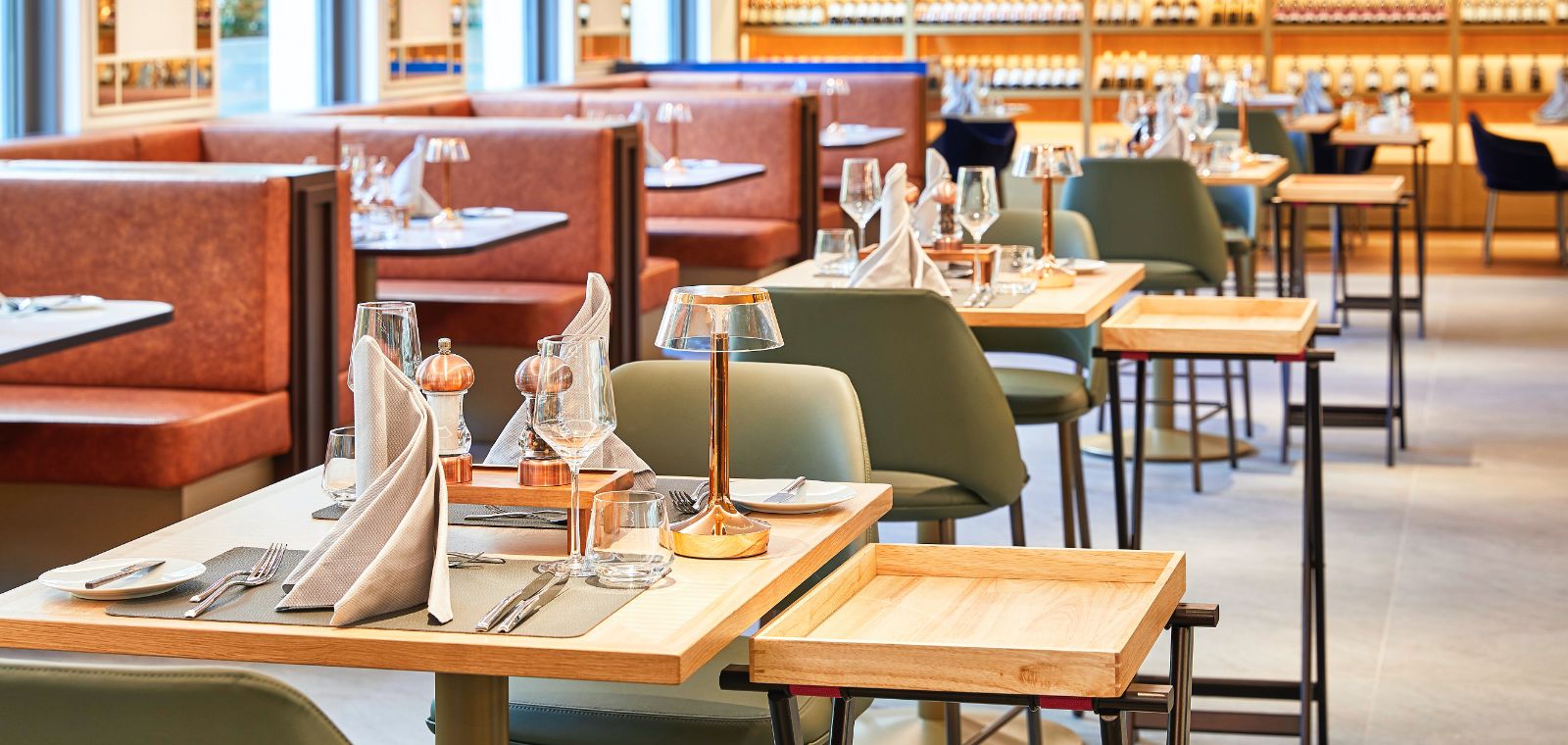 Insight into the fine dining room of Restaurant Kö59 by Björn Freitag