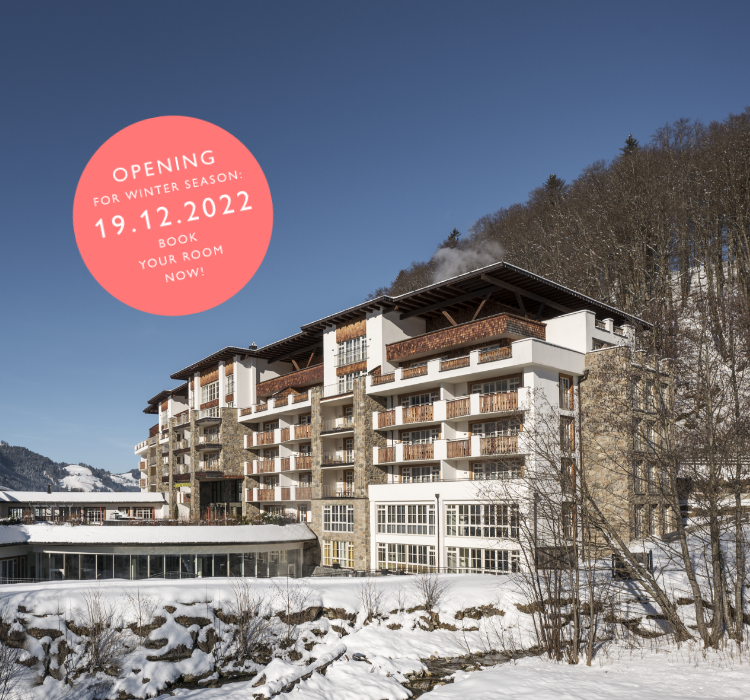 The Hotel in snowy Kitzbühel